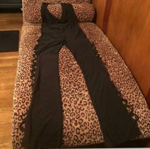 Black sexy stretchy jumpsuit